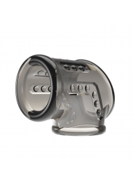 Дымчатая насадка на пенис и мошонку - Baile - в Новосибирске купить с доставкой