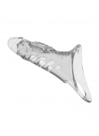 Прозрачная насадка на пенис - 22 см. - Baile - в Новосибирске купить с доставкой