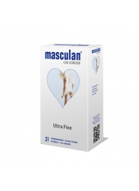 Особо тонкие презервативы Masculan Ultra Fine - 21 шт. - Masculan - купить с доставкой в Новосибирске