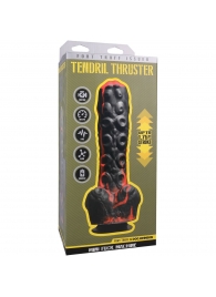 Черно-красная мини-машина на присоске Tendril Thruster - 21,6 см. - Doc Johnson - купить с доставкой в Новосибирске