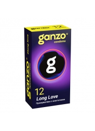 Презервативы с анестетиком для продления удовольствия Ganzo Long Love - 12 шт. - Ganzo - купить с доставкой в Новосибирске