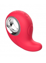 Красный клиторальный массажер с функцией постукивания - Secwell в Новосибирске Красный клиторальный массажер с функцией постукивания - Secwell