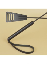 Черный кожаный стек «Сириус» - 60 см. - Sitabella - купить с доставкой в Новосибирске