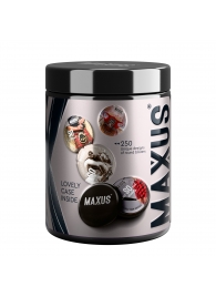 Черные утолщенные презервативы MAXUS Extra Strong с железным кейсом - 15 шт. - Maxus - купить с доставкой в Новосибирске