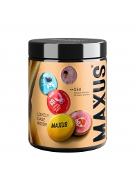Точечные презервативы MAXUS 2000 Amazing Dots с железным кейсом - 15 шт. - Maxus - купить с доставкой в Новосибирске