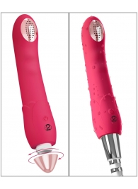 Малиновая насадка на душ с вибрацией Showers to orgasm - 20,1 см. - Orion - купить с доставкой в Новосибирске