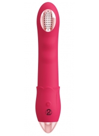 Малиновая насадка на душ с вибрацией Showers to orgasm - 20,1 см. - Orion - купить с доставкой в Новосибирске