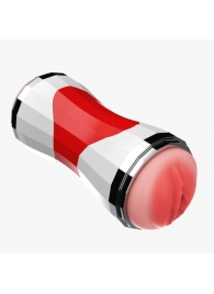 Двусторонний мастурбатор в колбе Power Grip Cup - вагина и ротик - Boys of Toys - в Новосибирске купить с доставкой