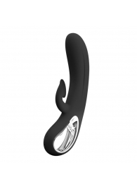 Черный вибратор-кролик Romance Massage - 24 см. - Baile купить в Новосибирске с доставкой в Orgasmix.ru Черный вибратор-кролик Romance Massage - 24 см. - Baile
