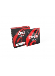 Презервативы с ароматом колы Expert Cola - 3 шт. - Expert - купить с доставкой в Новосибирске