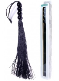 Черная силиконовая плеть - 37 см. - Boys of Toys - купить с доставкой в Новосибирске