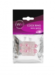 Прозрачная насадка на пенис с цветными шариками - Erowoman-Eroman - в Новосибирске купить с доставкой