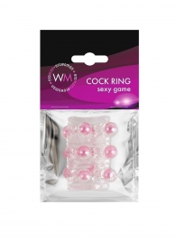 Прозрачная сквозная насадка на пенис с цветными шариками - Erowoman-Eroman - в Новосибирске купить с доставкой