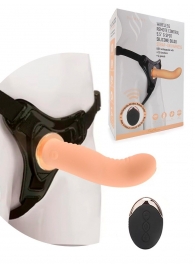 Женский вибрострапон со съемной насадкой и пультом ДУ - Erokay - купить с доставкой в Новосибирске