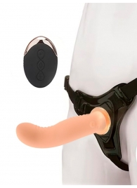 Женский вибрострапон со съемной насадкой и пультом ДУ - Erokay - купить с доставкой в Новосибирске