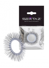 Круглое эрекционное кольцо с «ресничками» - Sextaz - в Новосибирске купить с доставкой