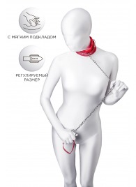 Красный ошейник с подкладкой из меха - ToyFa - купить с доставкой в Новосибирске