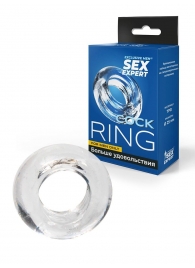 Прозрачное эрекционное кольцо-бублик - Sex Expert - в Новосибирске купить с доставкой
