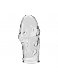 Прозрачная насадка на пенис Booker - 8 см. - Baile - в Новосибирске купить с доставкой