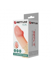 Телесная насадка на пенис Huel - 9 см. - Baile - в Новосибирске купить с доставкой