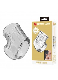 Прозрачная насадка на пенис и мошонку - Baile - в Новосибирске купить с доставкой