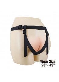 Черные трусики харнесс с платформой Caludio I - Baile - купить с доставкой в Новосибирске