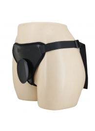 Черные трусики харнесс с платформой Caludio I - Baile - купить с доставкой в Новосибирске