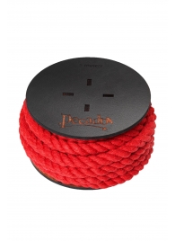 Красная веревка для шибари на катушке - 5 м. - Pecado - купить с доставкой в Новосибирске
