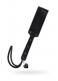 Черный кожаный пэддл - 32 см. - Pecado - купить с доставкой в Новосибирске