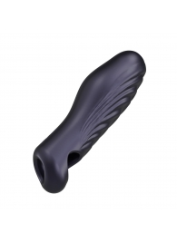 Сливовая силиконовая насадка на пенис с подхватом Manwan Ryzer - Manwan - в Новосибирске купить с доставкой