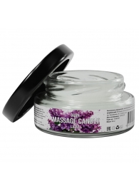 Массажная свеча «Сирень» - 50 мл. - SGAN - купить с доставкой в Новосибирске