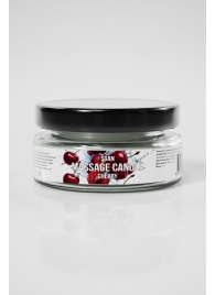 Массажная свеча «Спелая вишня» - 50 мл. - SGAN - купить с доставкой в Новосибирске