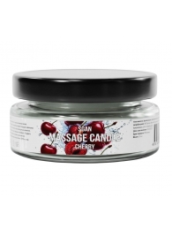 Массажная свеча «Спелая вишня» - 50 мл. - SGAN - купить с доставкой в Новосибирске