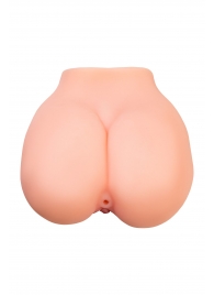 Реалистичный мастурбатор в форме попки с 2 любовными входами - No Name - в Новосибирске купить с доставкой