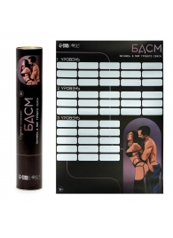 Плакат для двоих со скретч-слоем «БДСМ» - Сима-Ленд - купить с доставкой в Новосибирске