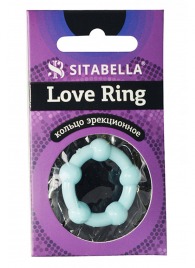 Цветное эрекционное кольцо Love Ring с бусинами - Sitabella - в Новосибирске купить с доставкой