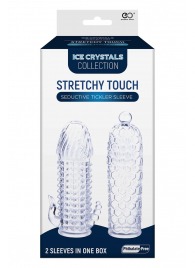 Набор из 2 прозрачных насадок на член Seductive Tickler Sleeves Set - NMC - в Новосибирске купить с доставкой