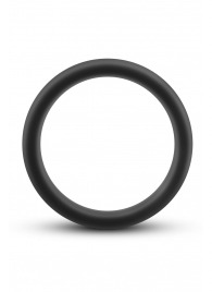 Черное эрекционное кольцо Silicone Go Pro Cock Ring - Blush Novelties - в Новосибирске купить с доставкой
