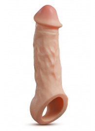 Телесная насадка-удлинитель Intrepid 9.25 Inch Realistic Penis Extender Sleeve - 23,5 см. - Blush Novelties - в Новосибирске купить с доставкой