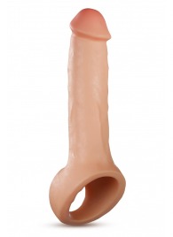 Телесная насадка-удлинитель Thrive 8.75 Inch Realistic Penis Extender Sleeve - 22,2 см. - Blush Novelties - в Новосибирске купить с доставкой