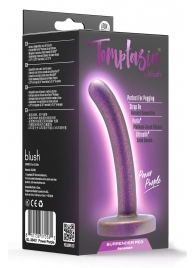 Фиолетовая насадка с гладкой поверхностью Surrender 4.75 Inch Beginner Pegging Dildo - 12 см. - Blush Novelties - купить с доставкой в Новосибирске