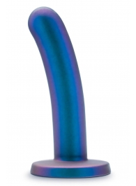 Синяя насадка с гладкой поверхностью Surrender 5.75 Inch Intermediate Pegging Dildo - 14,6 см. - Blush Novelties - купить с доставкой в Новосибирске