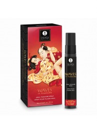 Оральный спрей Waves of Pleasure с ароматом клубники и шампанского - 20 мл. - Shunga - купить с доставкой в Новосибирске