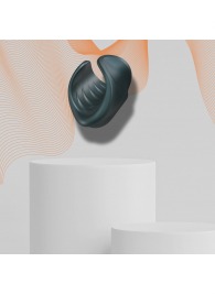 Серый сквозной мастурбатор с вибрацией Manwan Starter - Manwan - в Новосибирске купить с доставкой