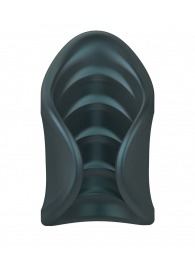 Серый сквозной мастурбатор с вибрацией Manwan Starter - Manwan - в Новосибирске купить с доставкой