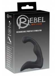 Черный перезаряжаемый стимулятор простаты с вибрацией - 14,6 см. - Orion - в Новосибирске купить с доставкой