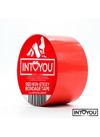 Красный скотч для фиксации Non-Sticky Bondage Tape - 15 м. - Intoyou - купить с доставкой в Новосибирске