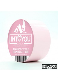 Розовый скотч для фиксации Non-Sticky Bondage Tape - 15 м. - Intoyou - купить с доставкой в Новосибирске