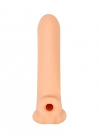 Телесный фаллоудлинитель Titan - 16,5 см. - Lola Games - в Новосибирске купить с доставкой