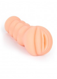 Телесный мастурбатор-вагина с эрекционными кольцами в комплекте - Sexy Girl - в Новосибирске купить с доставкой